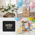 48 Favor Set, Pink Onesie Gift Wrap Tags with Wildflower Seeds - Image 5
