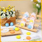 Leelosp 50 Sets Here Comes The Son Baby Shower Soap Favors Sunflower Shape - Image 4
