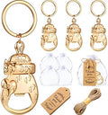 Sieral 30 Sets Boy Baby Shower Favors Gold Bottle Openers with Thank You Tags Bags Popping Bottles Keychains Baby Shower Return Gifts for Guests Birthday Party Souvenirs by Sieral