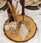 Set of (10) 13-14 inch Wood Slices for centerpieces! Wood Slice centerpieces, Wood Rounds, Tree Slices, Wood Plate Chargers (13-14 inch) - Image 4