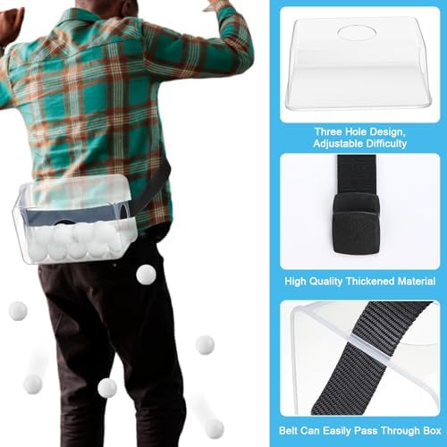 Vinsot 6 Sets Baby Shower Games Twerking Shaking Balls with Belts,White - Image 3