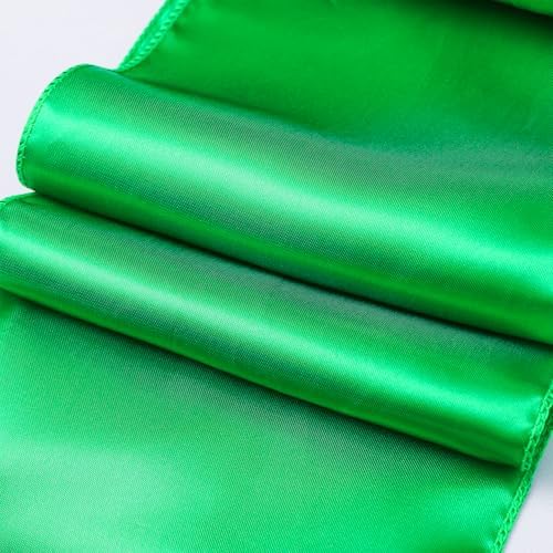 Pack of 50 Satin Emerald Green Chair Sashes Bows 7 X 108 Inch Universal Forest Green Chair Ribbons Ties for Wedding Ceremony Party Birthday Anniversary Engagement Christmas Outdoor Event Decor - Image 3