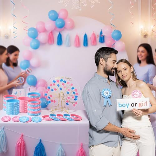 Pasimy Baby Gender Reveal Party Supplies Favor, Gender Reveal Idea, Classic - Image 6