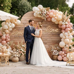 Wood Arch Backdrop Covers, Set of 3, 7.2ft 6.6ft 6ft, for Birthday Parties - Image 6