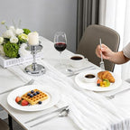 WILLIFE 300 Pcs Silver Plastic Silverware, Heavy Duty Plastic Silverware - Image 6