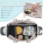Pritent Baby Diaper Bag Tote,Waterproof Maternity Breast Pump Bags for Mom - Image 5