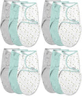 SwaddleMe by Ingenuity Easy Change Baby Swaddle in Size Small/Medium, 0-3 Months, 7-14 Pounds, 12-Pack with Easy Change Zipper - Little Bees by SwaddleMe%C2%AE