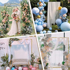 Wokceer Backdrop Stand Square Wedding Arch 6.6FT x 5.2FT Gold Metal Balloon Arch Backdrop Stand for Wedding Ceremony Birthday Party Baby Shower Photo Booth Background Decor - Image 5