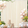 Champagne Backdrop Curtain for Parties Wedding Baby Shower Wrinkle Free Photo Curtains Backdrop Drapes Fabric Decoration for Bridal Shower 5ft x 8ft,2 Panels by Tao-GePartyDecorations