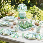 Under the Sea Baby Shower Decorations, Ocean Themed Party Supplies with Backdrop Balloons Tablecloth Plates Napkins Cake Topper for Sea You Soon Baby Shower, Under the Sea Decorations for 20 Guests - Image 3