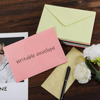 A7 Light Pink 5x7 Envelopes 250Pcs, 120g Pearl Paper with Gold Seals - Image 5