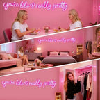 You're Like Really Pretty Neon Sign for Wall Decor (Hot Pink, 88.2in) - Image 6