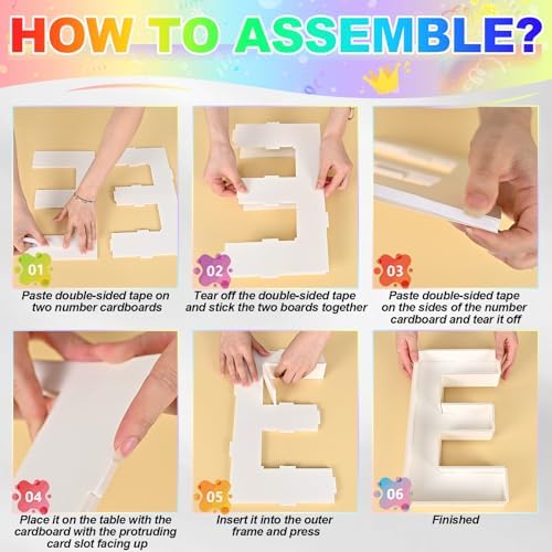 HILAVO Charcuterie Letters ONE, 3PCS 13.7" Fillable ONE Shaped Charcuterie Board Letters Paper Mache Cardboard Letters Trays for 1st Birthday Party Anniversary Baby Shower Decorations - Image 3