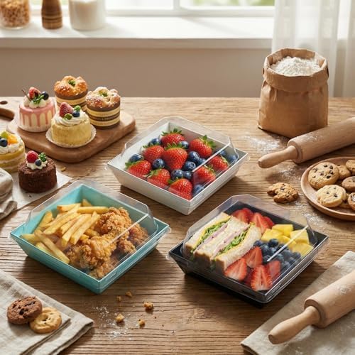 150 Pack Charcuterie Boxes with Clear Lids, Containers Dessert Boxes - Image 7