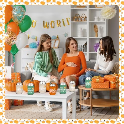 24 Pcs A Little Pumpkin is On the Way Cup Sleeves Bulk - Image 6