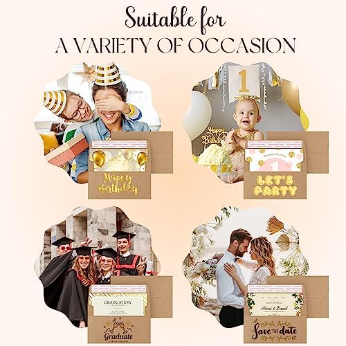 ACSTEP 3000Pack A4 Envelopes 4-1/4 X6-1/4 Inch Self Seal Brown Kraft 4X6 Envelopes For for Weddings, Invitations, Photos, Postcards, Greeting Cards Mailing,Baby Shower, Graduation - Image 3