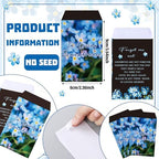 Ctosree 50 Sets Forget Me Not Seeds Packets Funeral Favors - Image 4