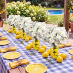 Daifunli 6 Set Lemon Party Centerpieces for Table Mason Jar Table Decor - Image 4