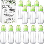 Trelaco 12 Pcs Baby Shower Bottle Chug Game, Leaves, Green by TrelaCo