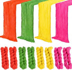 8 Pcs Hawaiian Cheesecloth Table Runner 118" by Windkream