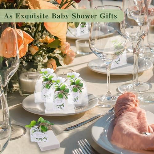 50PCS Handmade Soap Wedding Favor Natural Eucalyptus Handmade Soaps Soap Thank You Gifts Bridal Shower Favors Soaps for Baby Shower Party Spring Garden Decorations - Image 6