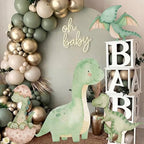 4 Pcs Large Dinosaur Cutouts Cardboard Baby Shower Decor - Image 4