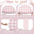 2 Pcs 7.2ft 6ft One Silly Goose Arch Backdrop Cover,Pink,Stylish - Image 4