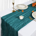 12 Pack 35 x 120 Inch Teal Table Runner Cheesecloth 10Ft - Image 3