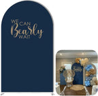 We Can Bearly Wait Brown Arch Cover for Baby Shower Party Decor,Elastic Spandex (G2354X,3.3x6.6ft (100x200cm)) by AOSTO
