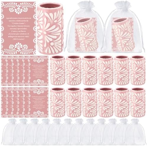 Cielito Lindo Party Favors, 12 Set, Pink, Handleless by Unknown