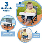Bright Starts Ford Bronco Pop 'N Sit Portable Booster Chair, Floor Seat, Indoor/Outdoor Use, Compact Fold, Area 51 Color, 6 Mos - 3 Yrs - Image 3
