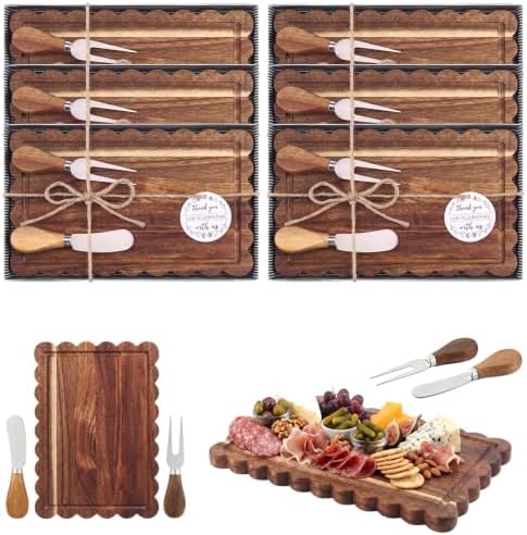LemonRoad 6 Sets Dark Acacia Wood Baby Shower Prizes, 6" L x 9" W by Unknown