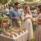 LemonRoad 20 Sets Locally Grown Baby Shower Mini Picnic Basket with Card - Image 4