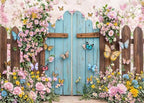 10X6.5ft Butterfly Floral Backdrop for Photography Spring Butterfly Flowers Girls Birthday Party Decorations Background Wedding Baby Shower Party Cake Table Decor Photo Booth Props - Image 2