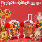 LemonRoad 36 Pcs Clear Mini Suitcase Party Favor Box, Red - Image 4