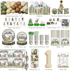 The Big One Party Decorations Hunting, All-in-One Set for 25 Guests - Image 2