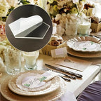 50 Pcs Clear Acrylic Place Cards for Wedding Seating, Table Name Tags DIY Decor - Image 3