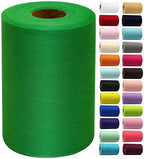 Christmas Tulle Fabric Rolls, 3 Pcs, 6 Inch by 100 Yards (300 feet) Fabric Spool Tulle Ribbon for DIY Tutu Bow Baby Shower Birthday Party Wedding Decorations Craft Supplies (Emerald Green, Red, Gold) - Image 4