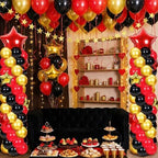 Gejoy Red Black Gold Balloon Column Stand Kit, Adjustable 1.4-6.6 ft - Image 6