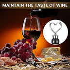 Didaey 100 Set Heart Shape Wine Stopper Wedding Favor for Guests - Image 5