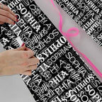 AOFUN Wrapping Paper Roll with Printed Name Funny Gifts Valentine'S Wrapping Paper Love Wrapping Paper Valentines Paper 5 Rolls 58" x 23" - Image 4