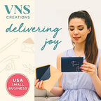 VNS Creations Thank You Cards With Envelopes - 100 Pack 4 x 6 - Navy Blue - Image 3