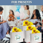 PerKoop 40 Pack Kraft Gift Bags with Handles 4 Sizes,Horizontal,White - Image 6