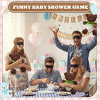 6 Sets Bottle Chug Baby Shower Games Chocolate Brown Bear - Image 3