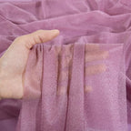 QueenDream Purple Sashes Wedding Chair Decorations: 24PCS Tulle Cover Bands Aisle Sheer Chair Bows for Indoor Outdoor Ceremony Banquet - Image 5