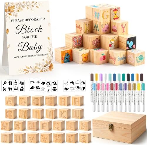 wookidel 118PCS Baby Shower Games Kit, Baby for Baby Shower by Wookidel