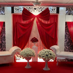Wavwavw Giant Bow Big Wall Decor, Red, Velvet, Weeding - Image 4