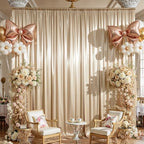 10x15FT Champagne Gold Sequin Backdrop Curtain Double Sided - Image 4