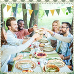 Mimorou 342 Pcs Sage Green Party Supplies Plates Napkins Cups - Image 6