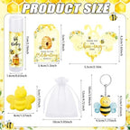 288 Pcs Baby Shower Favors Set for Guests,Yellow,Bee - Image 2
